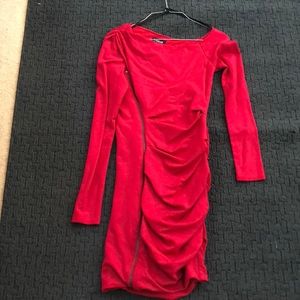 Red bebe dress